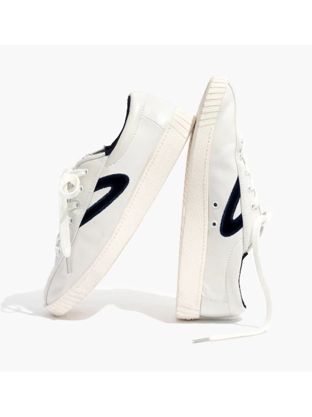 TRETORN Women’s Nylite Plus Sneakers in Leather and Velvet Size Women’s 9.5